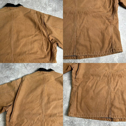 Carhartt 00s Brown Duck Blanket Lined Chore Jacket Size 2XL