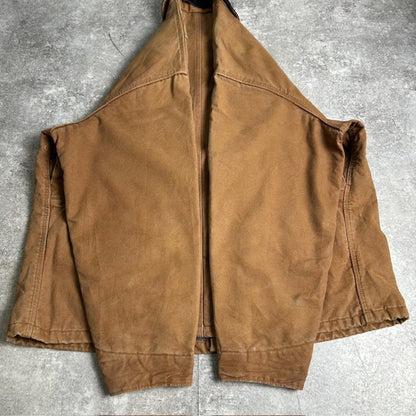 Carhartt 00s Brown Duck Blanket Lined Chore Jacket Size 2XL