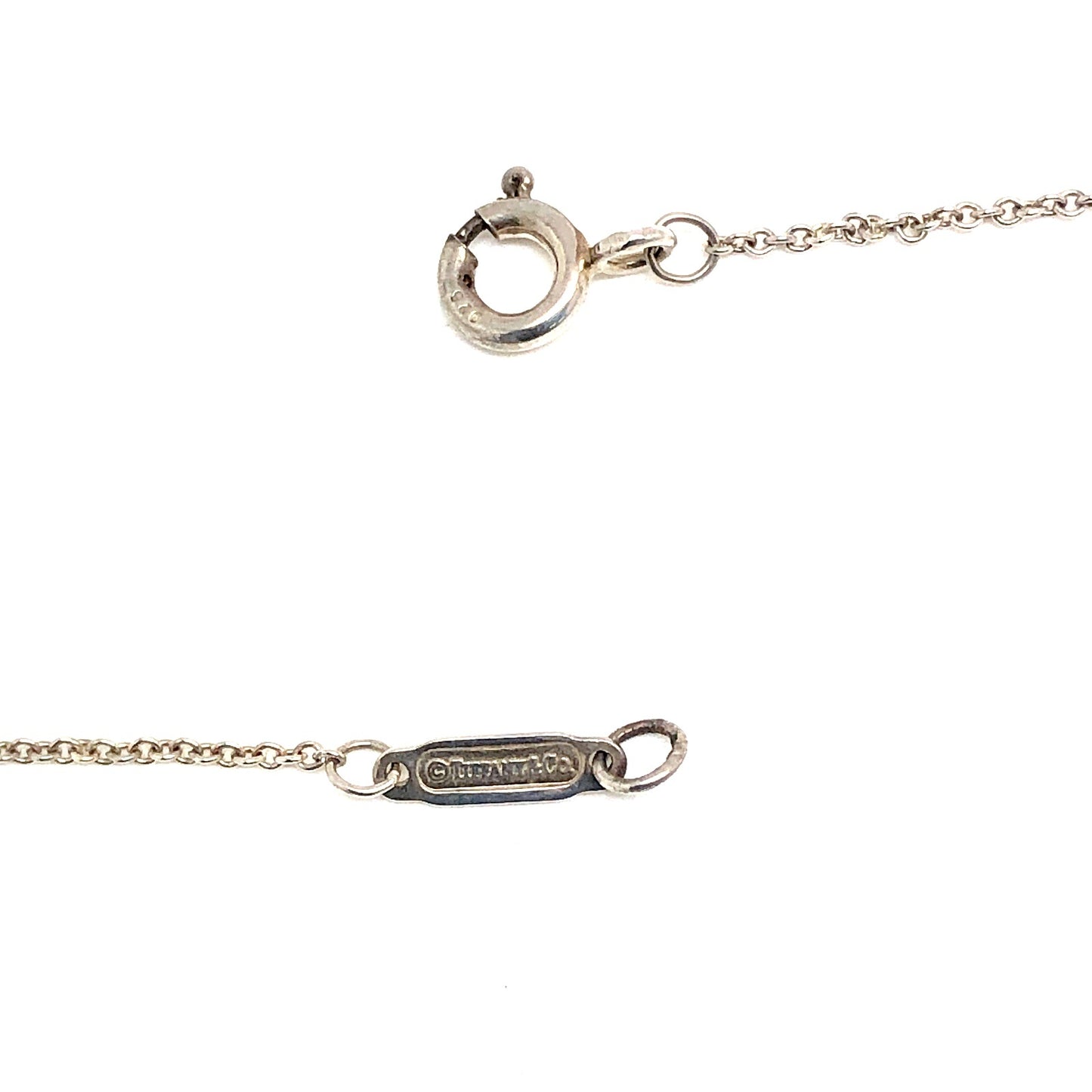 Tiffany & Co. Open Circle Oval Silver 925