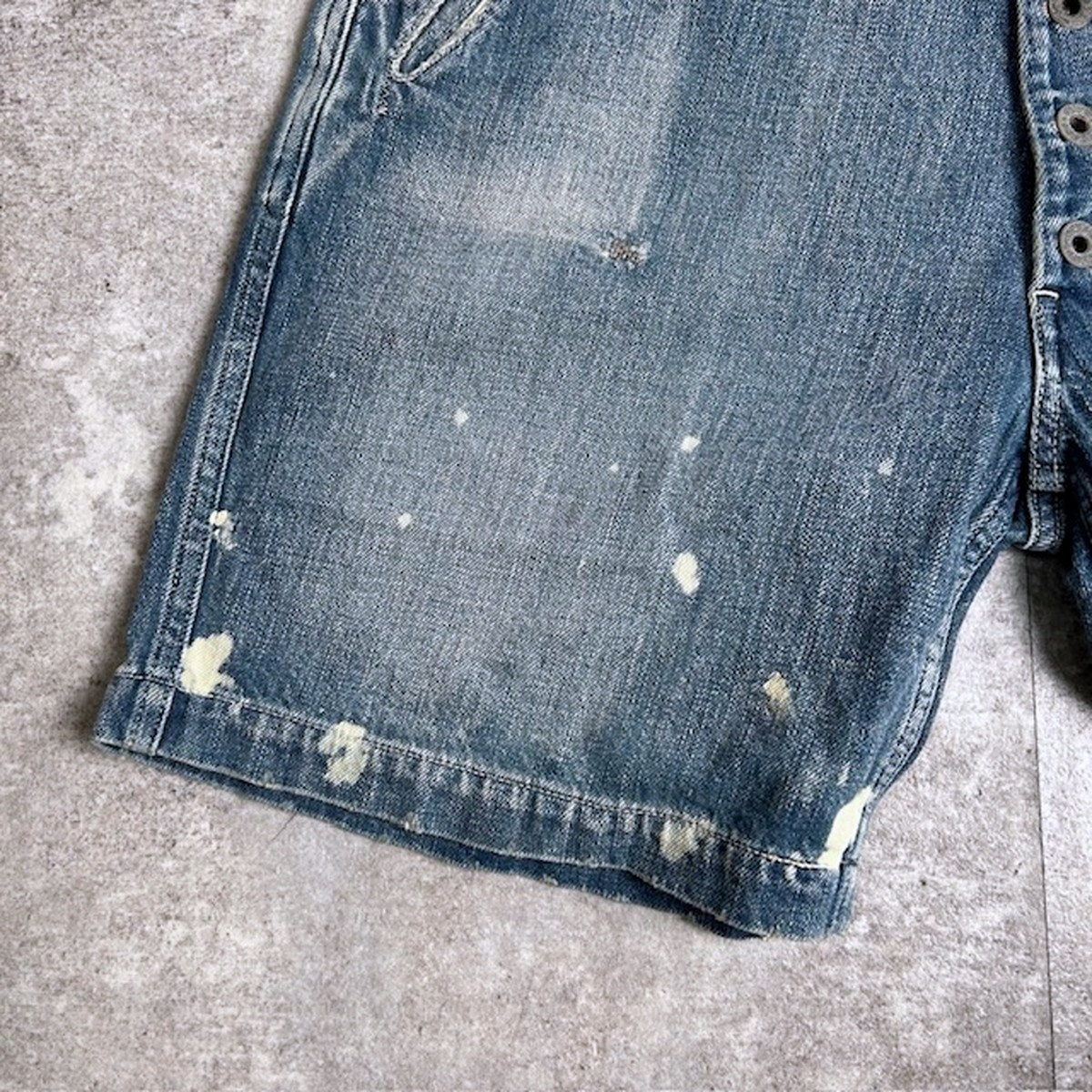KAPITAL Prisoner Pocket Denim Shorts Blue Size M