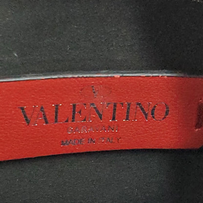 VALENTINO GARAVANI VLTN Leather Small Crossbody Bag Navy