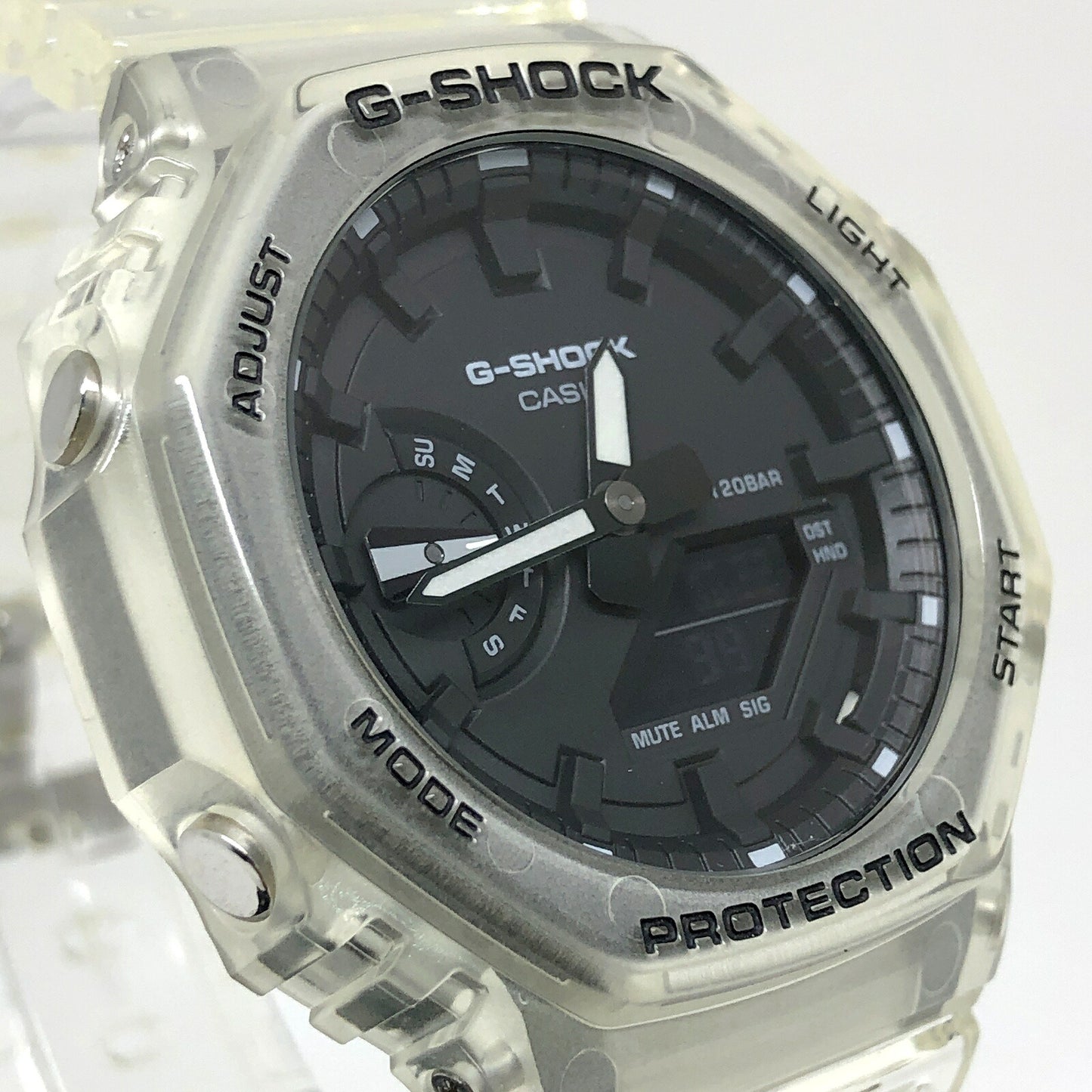 G-SHOCK GA-2100SKE-7A Skeleton CasiOak Watch Size ONE SIZE