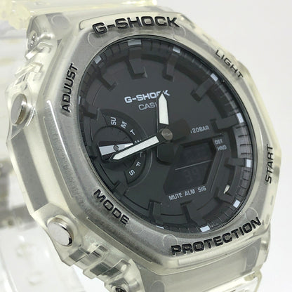 G-SHOCK GA-2100SKE-7A Skeleton CasiOak Watch Size ONE SIZE