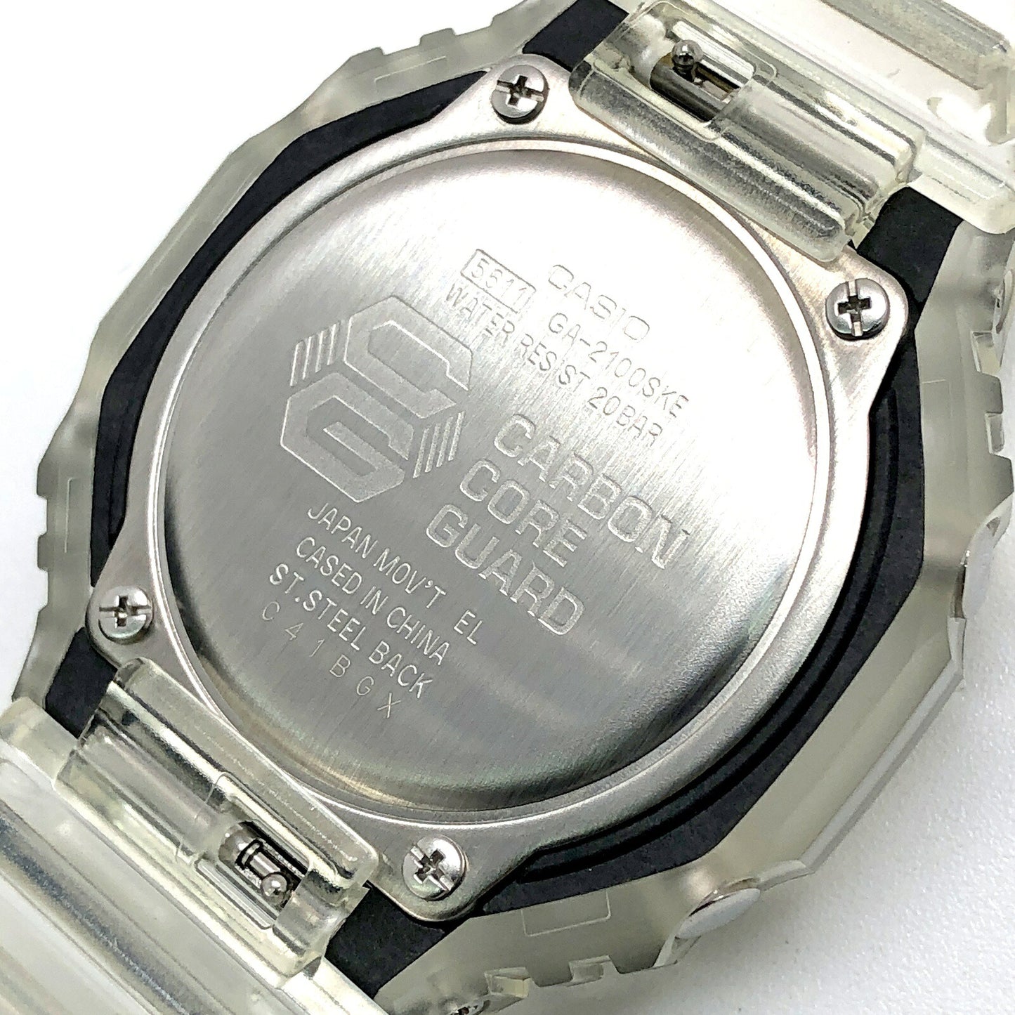 G-SHOCK GA-2100SKE-7A Skeleton CasiOak Watch Size ONE SIZE