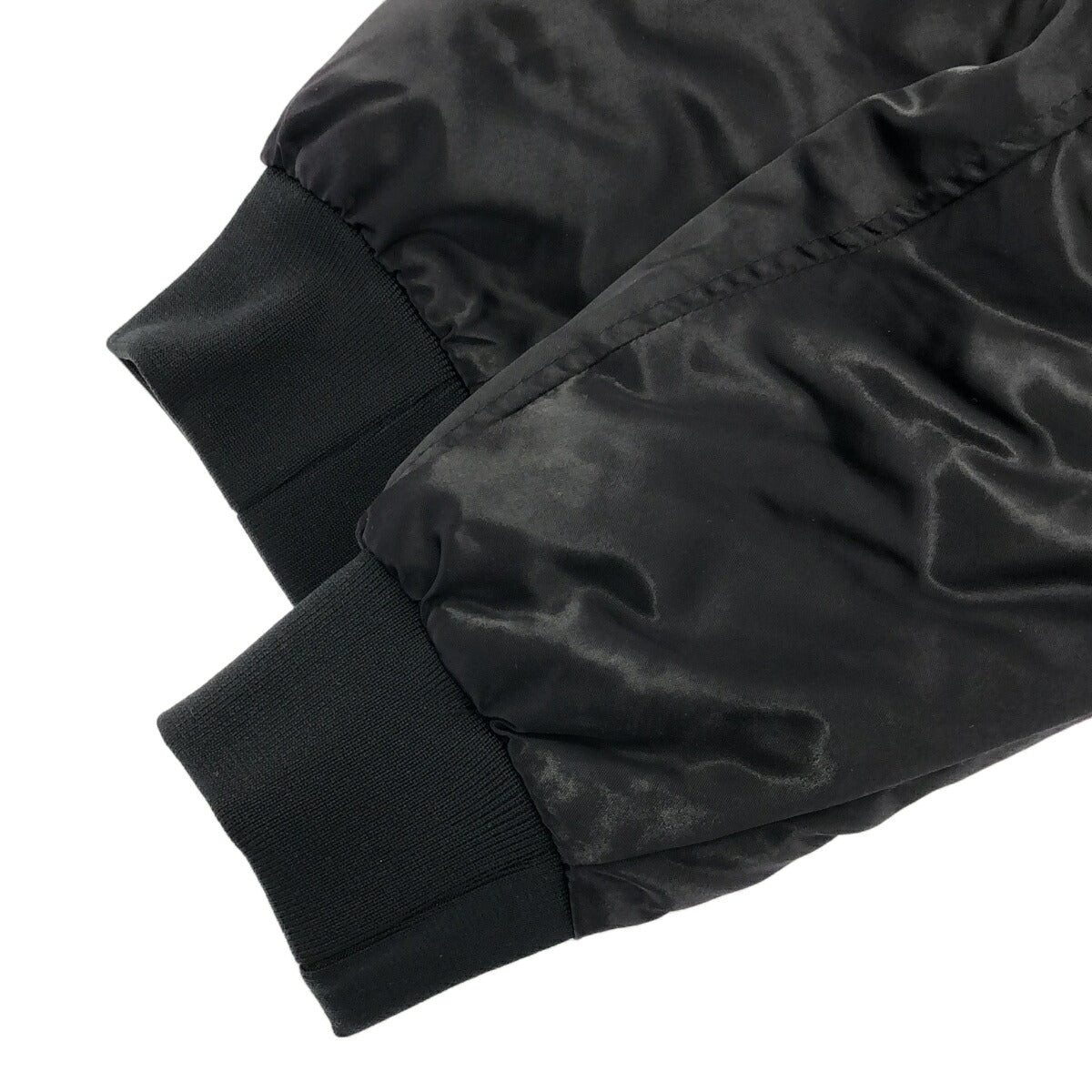 ZARA MAN Polyester Zip-Up Padded Long Coat Black Size M