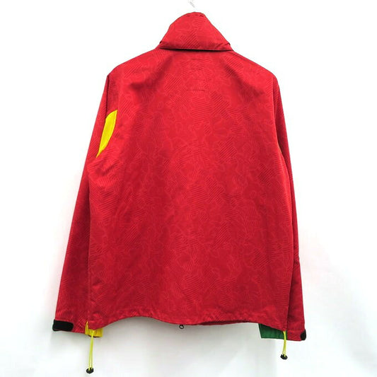 adidas Nylon Zip Red Jacket Size M
