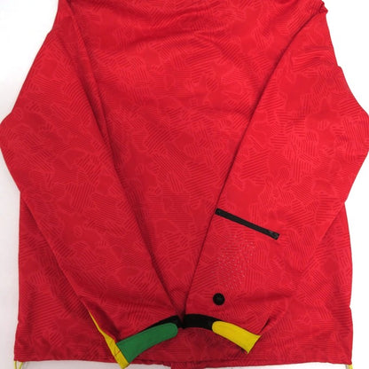 adidas Nylon Zip Red Jacket Size M