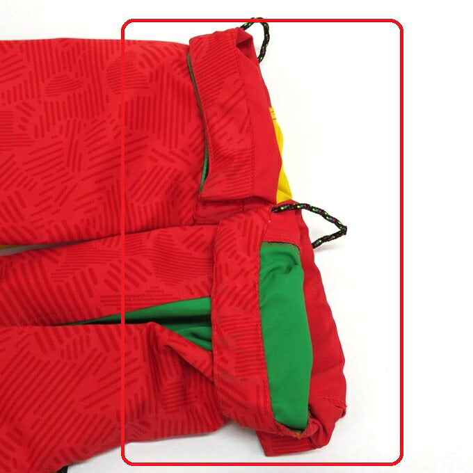 adidas Nylon Zip Red Jacket Size M