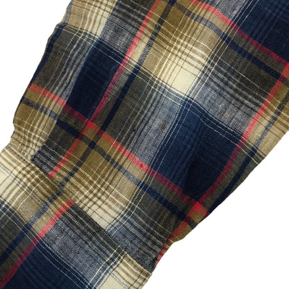 Needles Cut-off Check Pattern Long Sleeve Shirt Size XS
