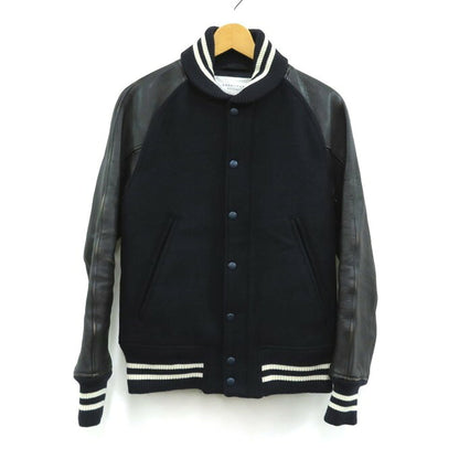 ACANTHUS Navy Varsity Jacket Size S