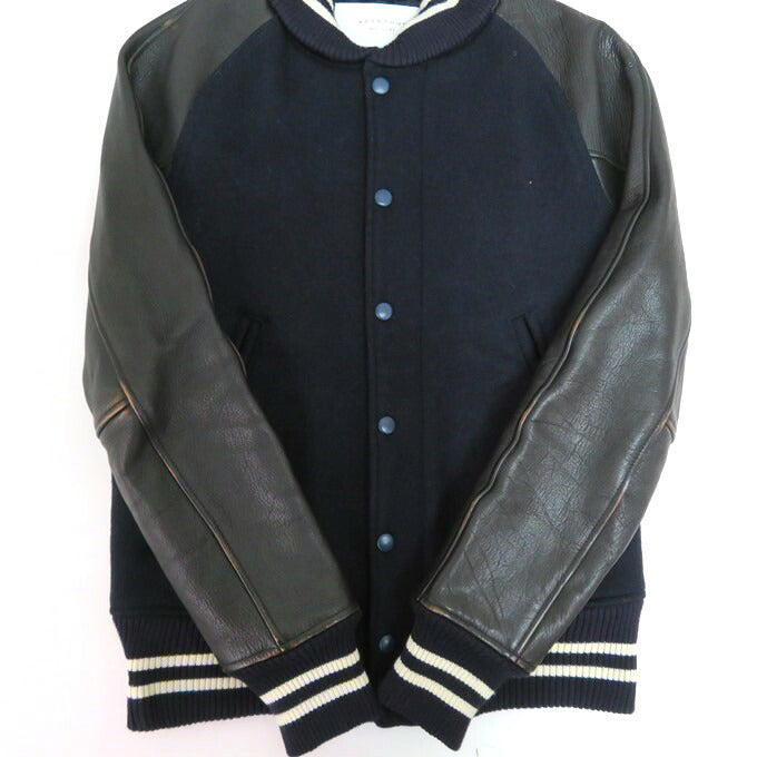 ACANTHUS Navy Varsity Jacket Size S