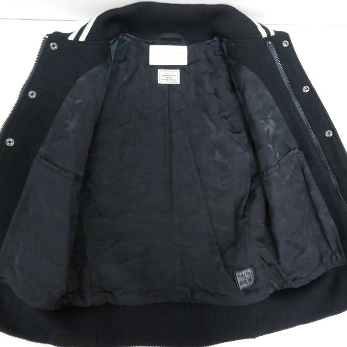 ACANTHUS Navy Varsity Jacket Size S