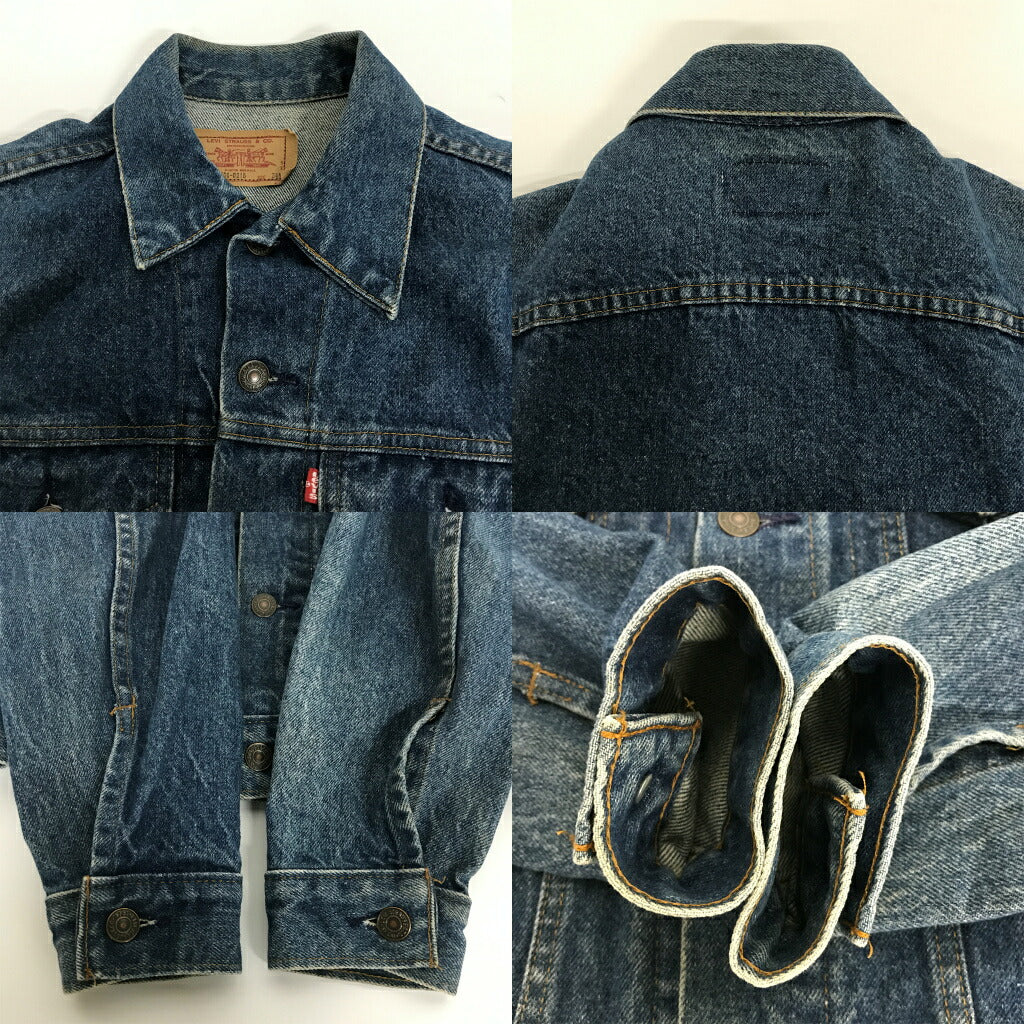 Levi's 80s 3rd Type 70506 Blue Denim Jacket Size 34