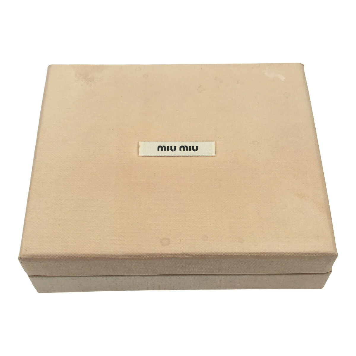 MiuMiu Matelassé Logo Card Holder ONE SIZE Card Case Size ONE SIZE