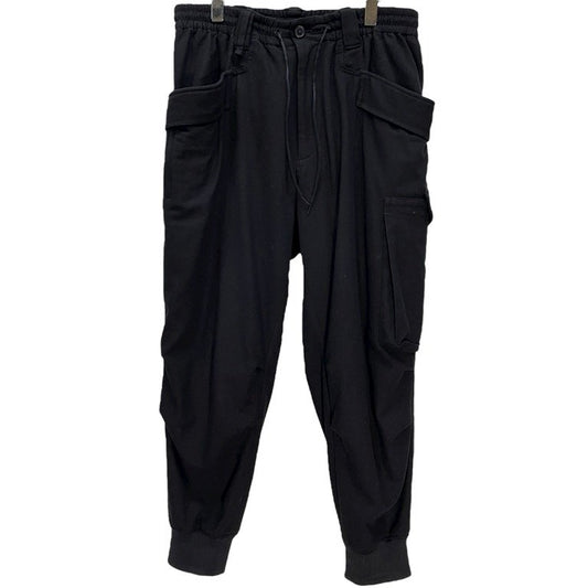 Y-3 Black Classic Wool Flannel Cargo Pants Size M