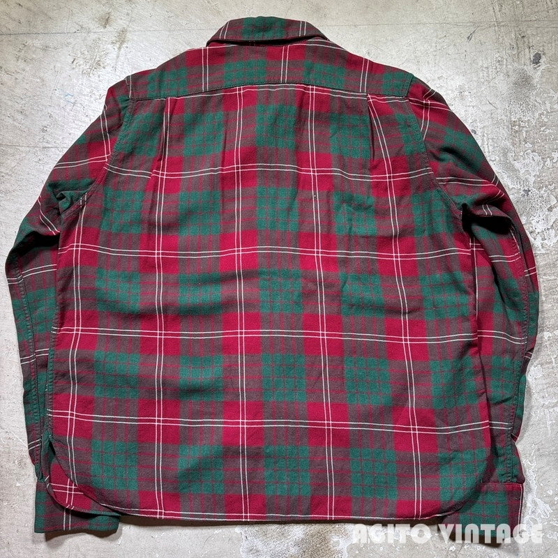 Deacon Brothers 50s Viyella Cotton Wool Shirt Size M