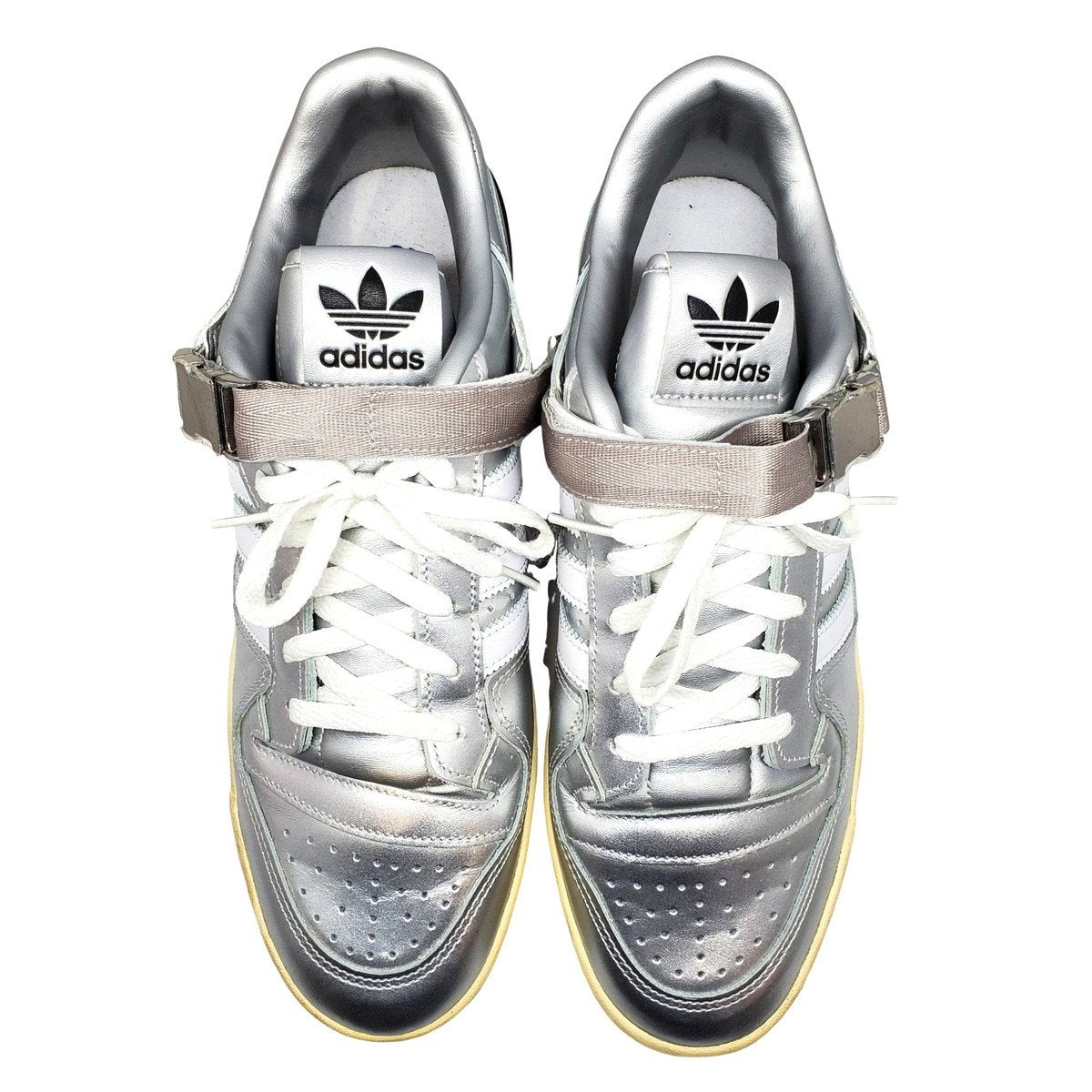 adidas FORUM 84 Low Silver Sneakers Size 30cm