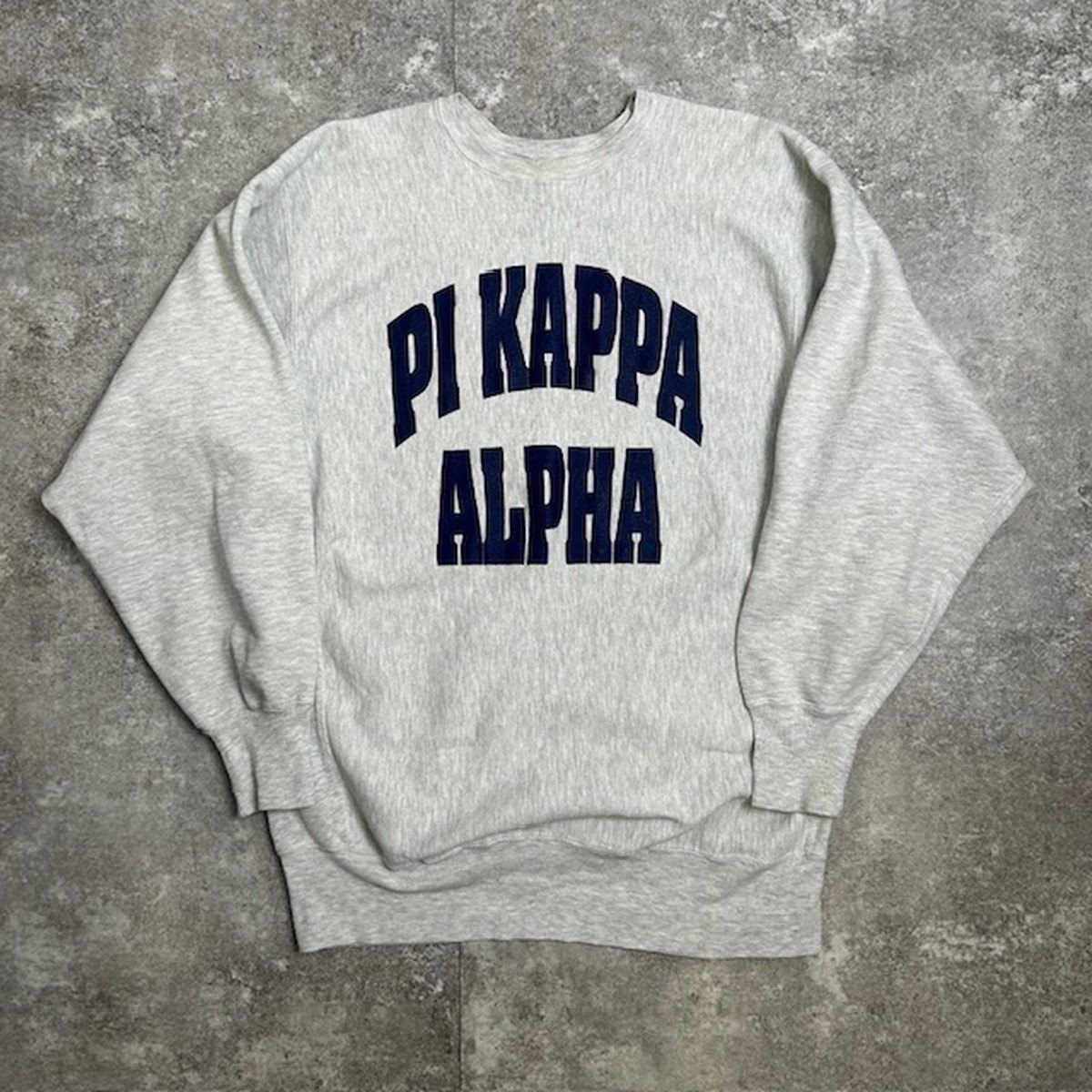 Champion 90s Pi Kappa Alpha Reverse Sweatshirt Gray Size XXL