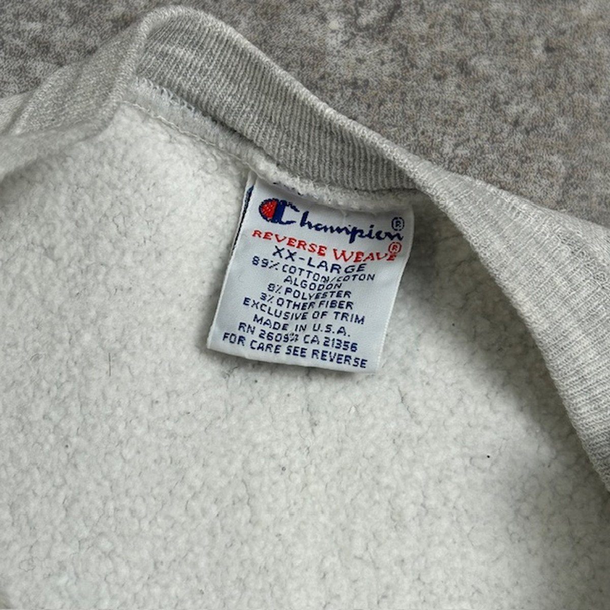 Champion 90s Pi Kappa Alpha Reverse Sweatshirt Gray Size XXL