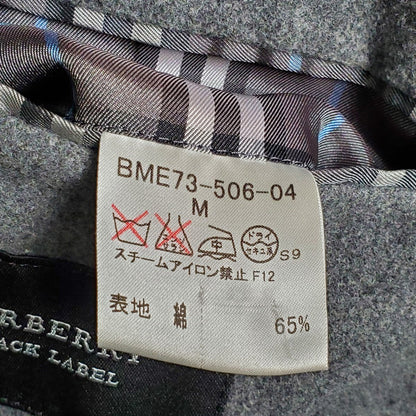 Burberry Black Label Gray Cotton Blend Suit Jacket Size XS
