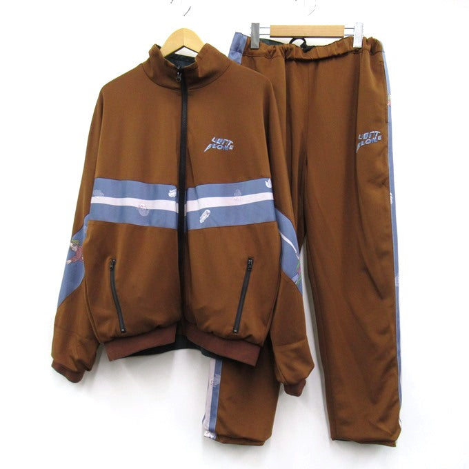 LEFT ALONE Ghost Reversible Brown Jacket Size L