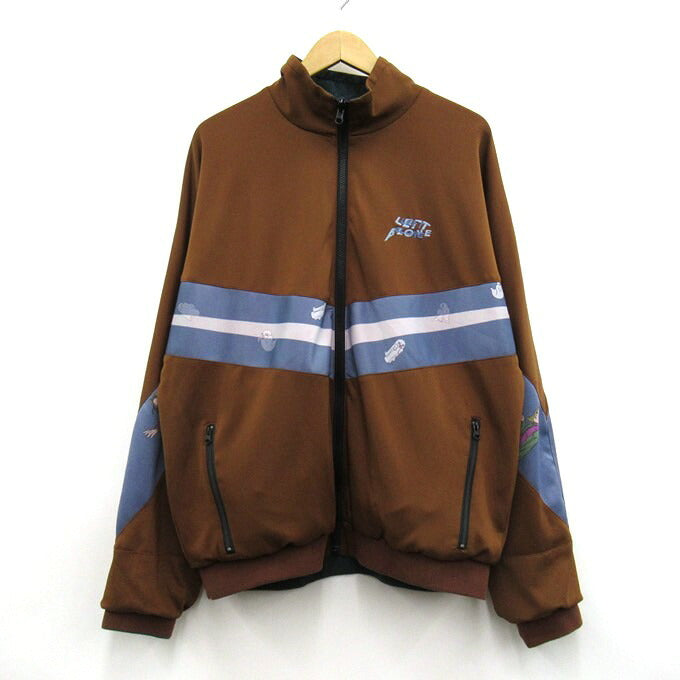 LEFT ALONE Ghost Reversible Brown Jacket Size L
