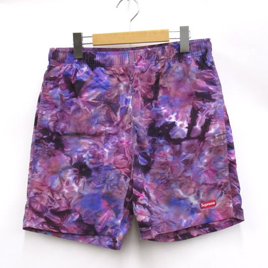 SUPREME 22SS Nylon Water Purple Shorts Size S