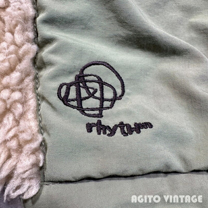 patagonia 00s Rhythm Pile Fleece Hoodie Retro Khaki Size M