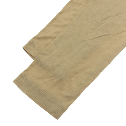 INGEBORG Beige Rayon Wool Paneled Midi Dress Size 3