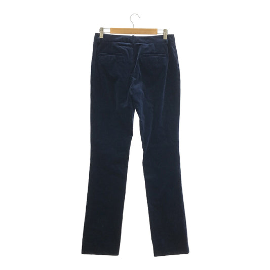 RALPH LAUREN Cotton Velour Pants Blue Size US6
