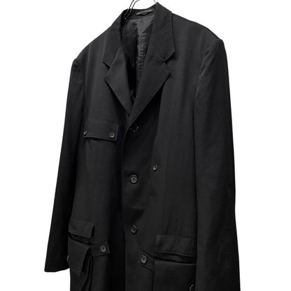 Yohji Yamamoto 25SS Gabardine Detachable Pkt Blazer Size 2