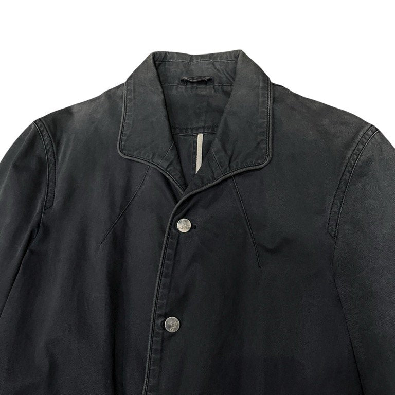 Vivienne Westwood MAN 00SS Orb Button Coat Gray Size 46