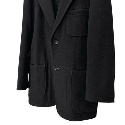 Y's for men Wool Flannel Lapel Hook Blazer Size 3