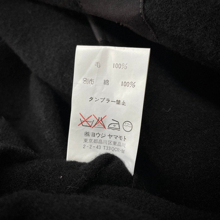 Y's for men Wool Flannel Lapel Hook Blazer Size 3