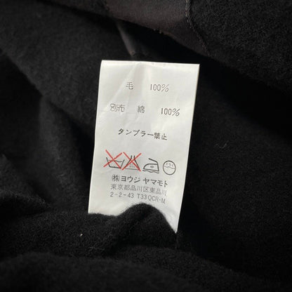 Y's for men Wool Flannel Lapel Hook Blazer Size 3