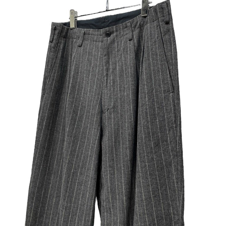 Y's for men 90s Gray Stripe Wool Tweed Suit Size 48R