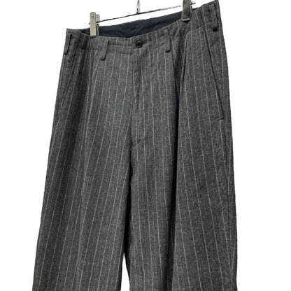 Y's for men 90s Gray Stripe Wool Tweed Suit Size 48R
