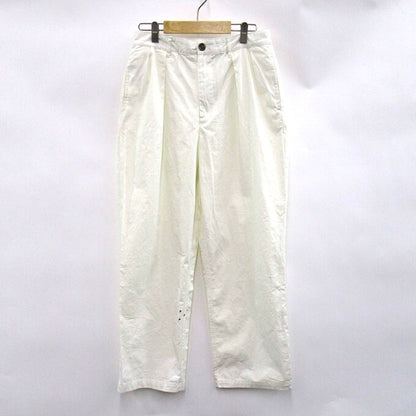POP TRADING COMPANY 2-Tuck Cotton Straight Pants Size S