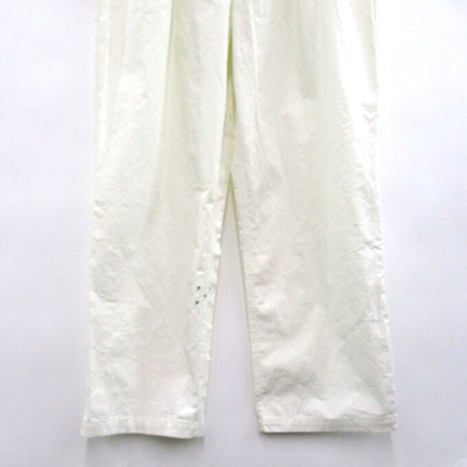 POP TRADING COMPANY 2-Tuck Cotton Straight Pants Size S