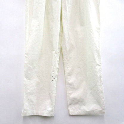 POP TRADING COMPANY 2-Tuck Cotton Straight Pants Size S