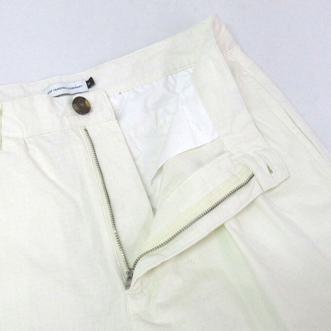 POP TRADING COMPANY 2-Tuck Cotton Straight Pants Size S