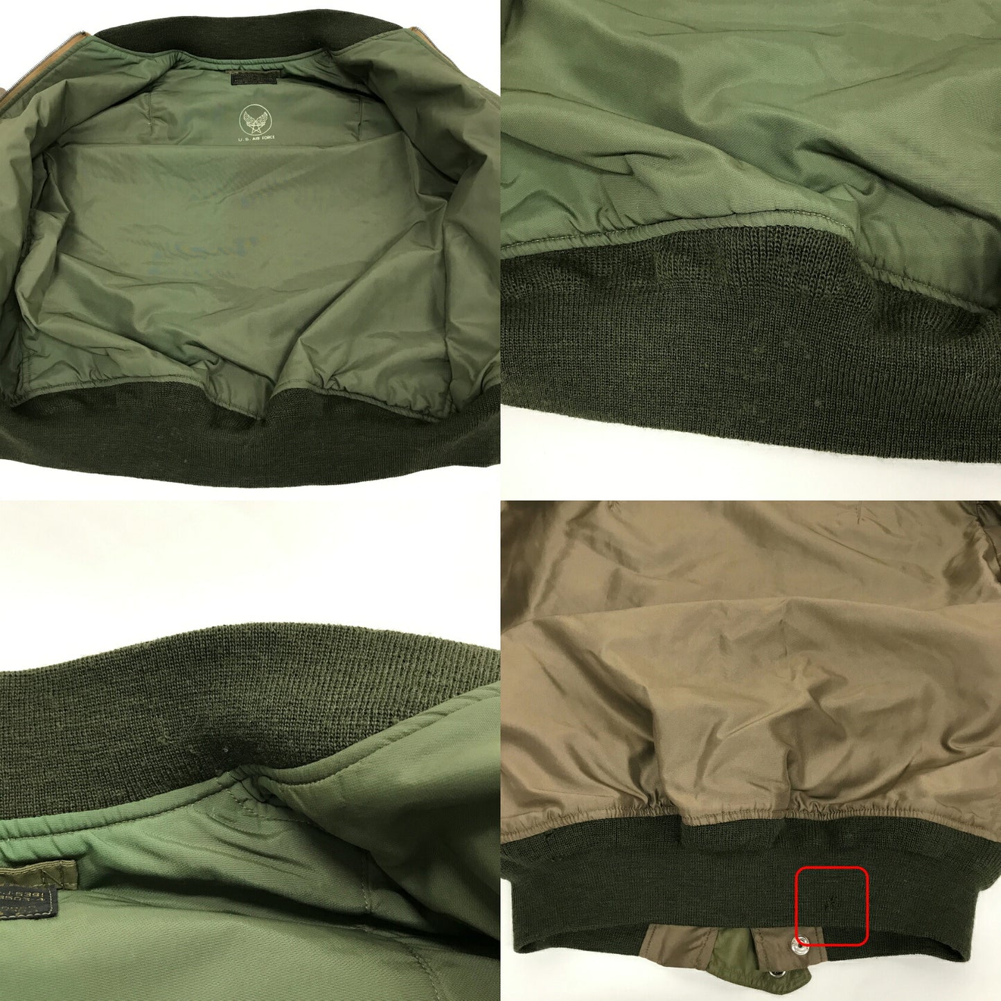 THE REAL McCOY'S Type L-2 Jacket Olive Size 40