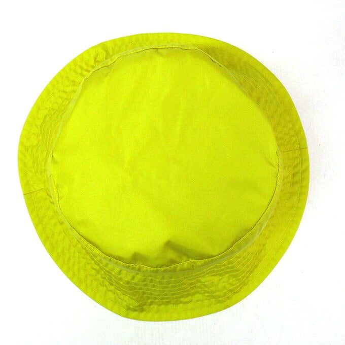 MONCLER Nylon Bucket Hat Yellow Size S