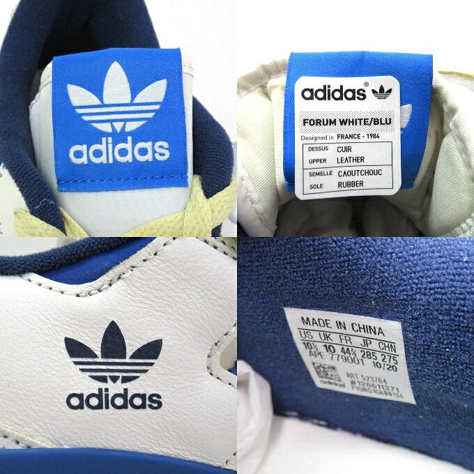 FORUM 84 LOW Sneakers Off White Blue Size 28.5cm