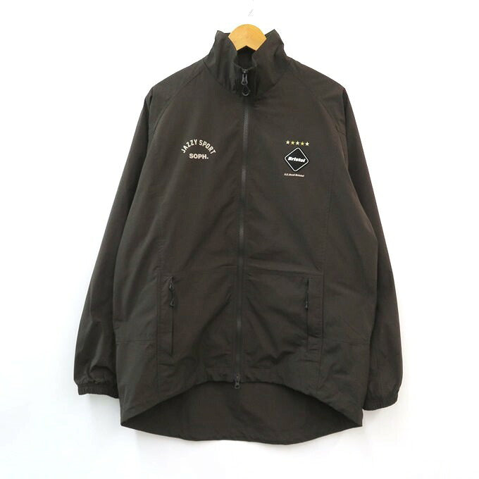 F.C.R.B Jazzy Sport Long Tail Warm Up Jacket Brown Size L