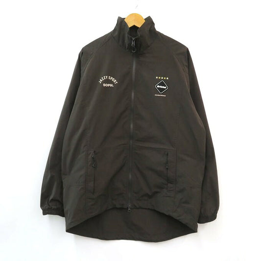 F.C.R.B Jazzy Sport Long Tail Warm Up Jacket Brown Size L