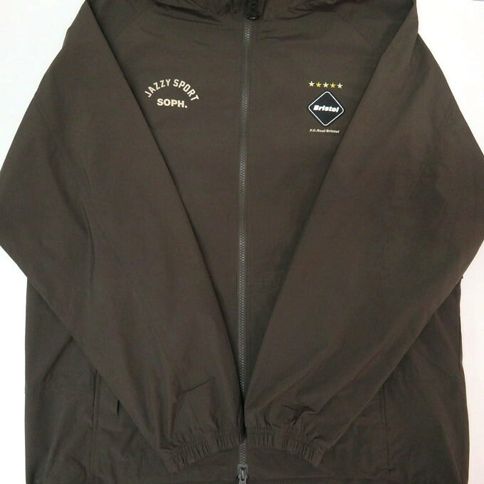 F.C.R.B Jazzy Sport Long Tail Warm Up Jacket Brown Size L