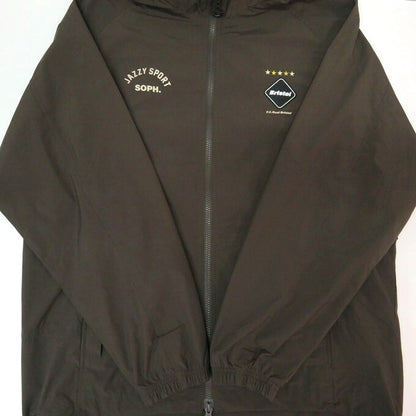 F.C.R.B Jazzy Sport Long Tail Warm Up Jacket Brown Size L