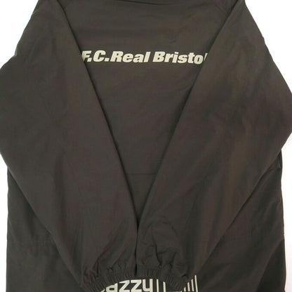 F.C.R.B Jazzy Sport Long Tail Warm Up Jacket Brown Size L