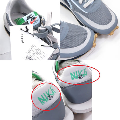CLOT x Sacai x Nike LD Waffle Sneakers Cool Grey